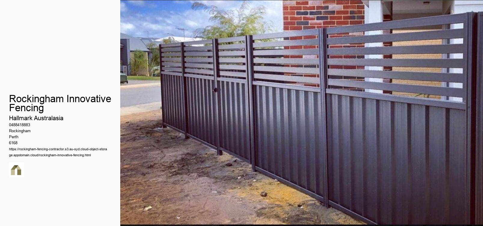 Rockingham Innovative Fencing